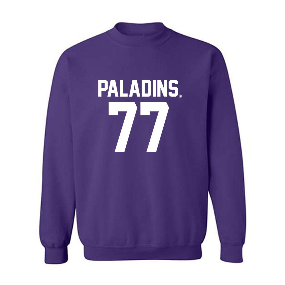 Furman - NCAA Football : Parker Peterson - Replica Shersey Crewneck Sweatshirt-0