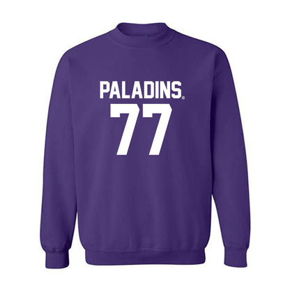 Furman - NCAA Football : Parker Peterson - Replica Shersey Crewneck Sweatshirt-0