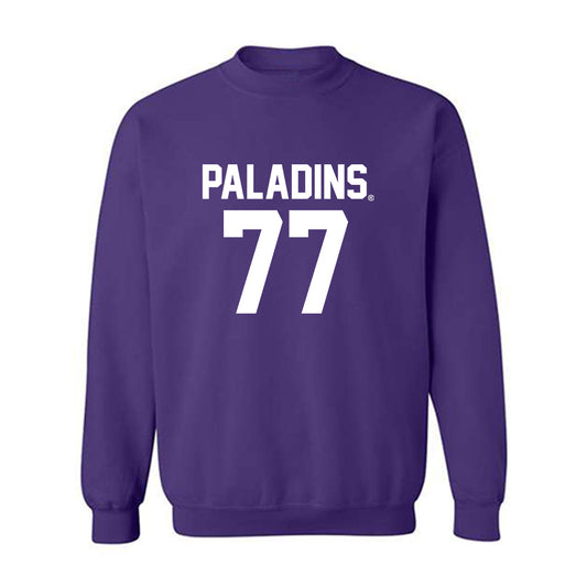 Furman - NCAA Football : Parker Peterson - Replica Shersey Crewneck Sweatshirt-0