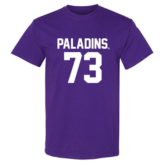 Furman - NCAA Football : Noah Akinsola - Replica Shersey T-Shirt-0