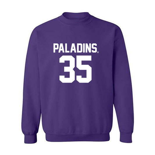Furman - NCAA Football : Caleb Ellison - Replica Shersey Crewneck Sweatshirt-0