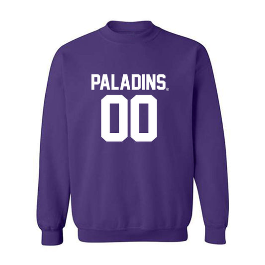 Furman - NCAA Football : Cooper Sanders - Replica Shersey Crewneck Sweatshirt-0