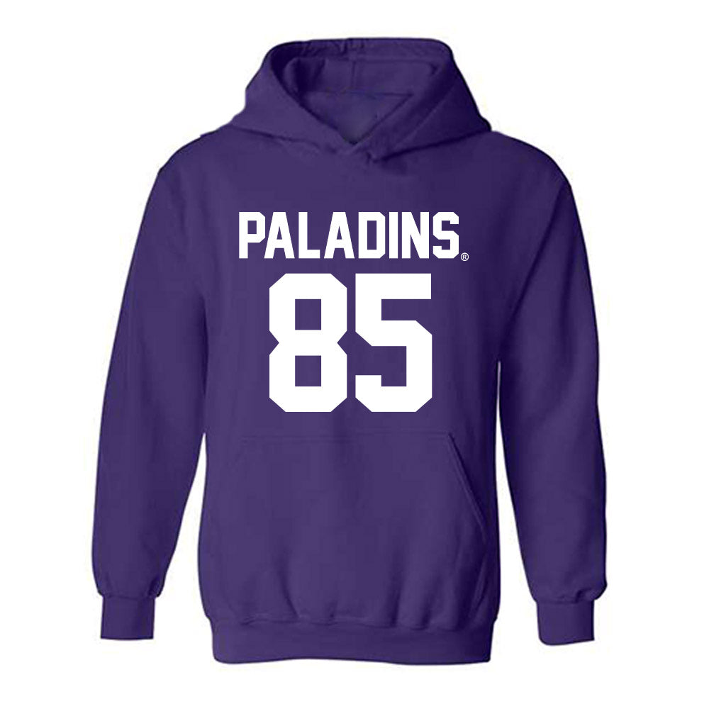 Furman - NCAA Football : Seth Roach - Replica Shersey Hooded Sweatshirt-0
