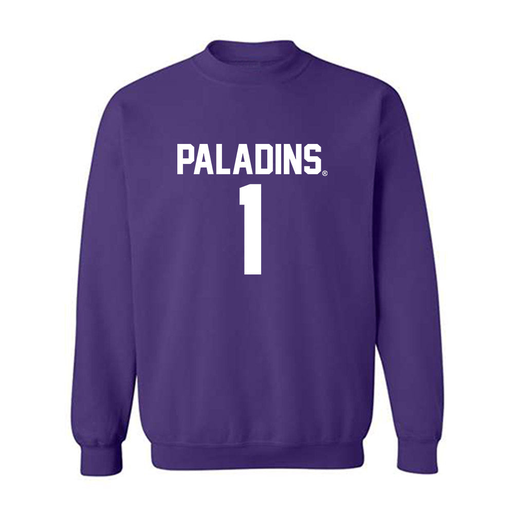 Furman - NCAA Football : Vernon Stephens - Replica Shersey Crewneck Sweatshirt-0