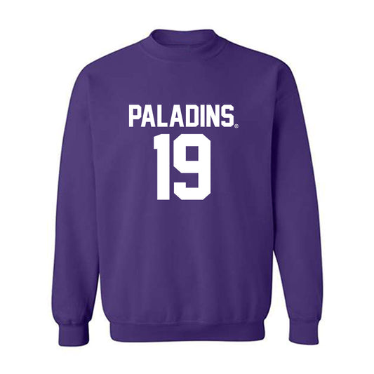 Furman - NCAA Football : Jay Duncan - Replica Shersey Crewneck Sweatshirt-0