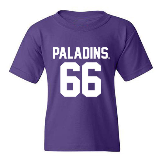 Furman - NCAA Football : Eli Brasher - Replica Shersey Youth T-Shirt-0