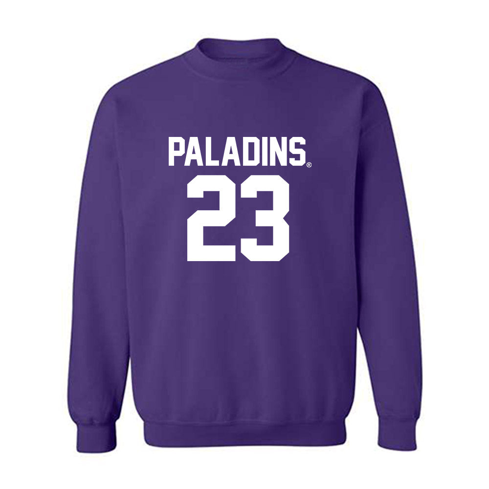 Furman - NCAA Football : Trae Williams - Replica Shersey Crewneck Sweatshirt-0