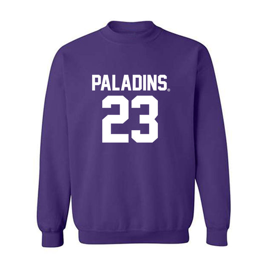 Furman - NCAA Football : Trae Williams - Replica Shersey Crewneck Sweatshirt-0
