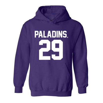 Furman - NCAA Football : Vernon Stephens - Replica Shersey Hooded Sweatshirt-0