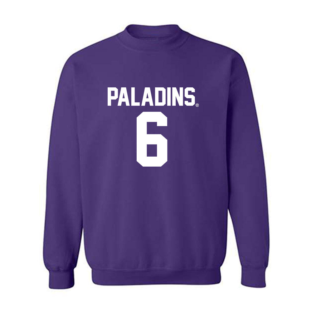 Furman - NCAA Football : CJ Nettles - Replica Shersey Crewneck Sweatshirt-0