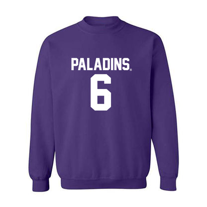 Furman - NCAA Football : CJ Nettles - Replica Shersey Crewneck Sweatshirt-0