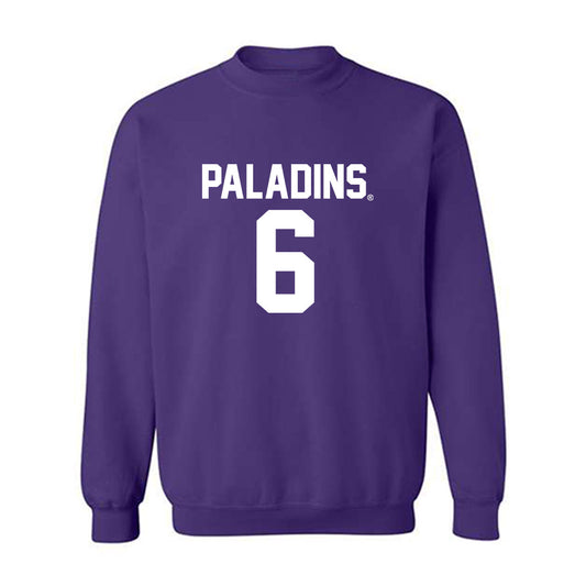 Furman - NCAA Football : CJ Nettles - Replica Shersey Crewneck Sweatshirt-0
