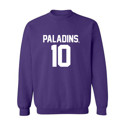 Furman - NCAA Football : Braylon Peebles - Replica Shersey Crewneck Sweatshirt-0