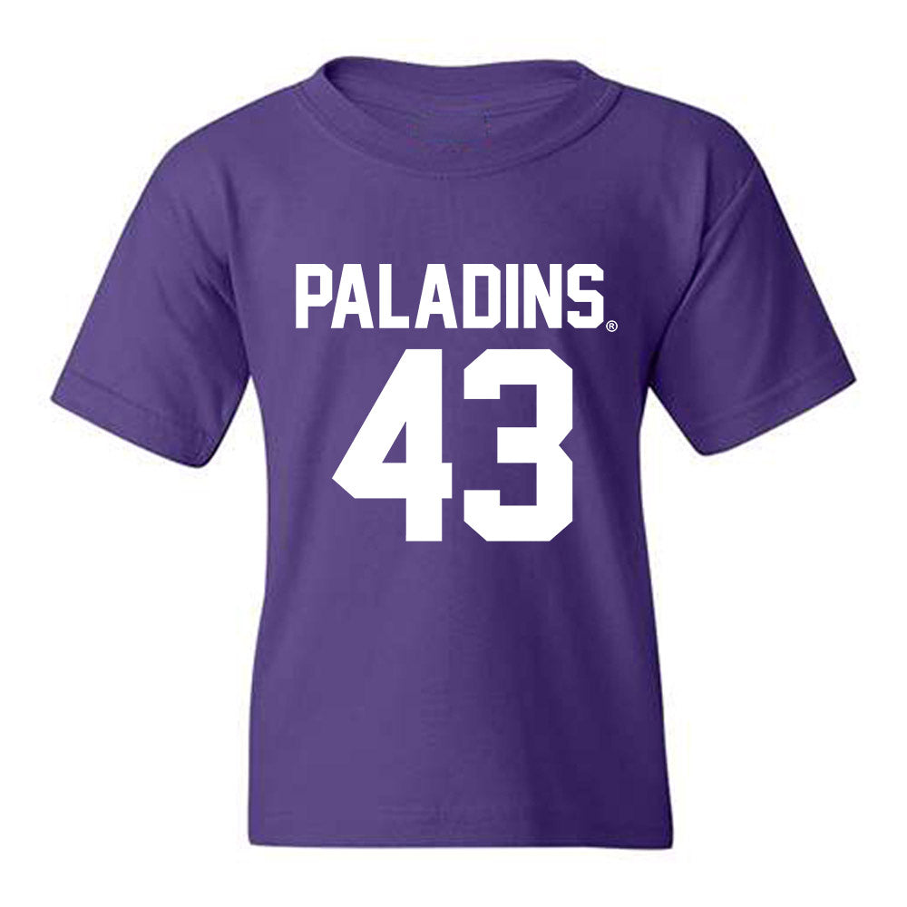 Furman - NCAA Football : Max Duckwall - Replica Shersey Youth T-Shirt-0