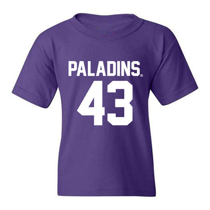 Furman - NCAA Football : Max Duckwall - Replica Shersey Youth T-Shirt-0