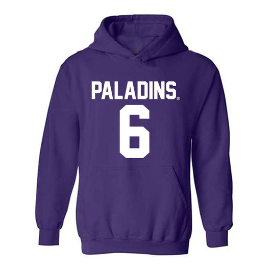 Furman - NCAA Football : CJ Nettles - Replica Shersey Hooded Sweatshirt-0