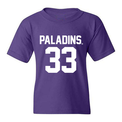 Furman - NCAA Football : Nick Simmons - Replica Shersey Youth T-Shirt-0