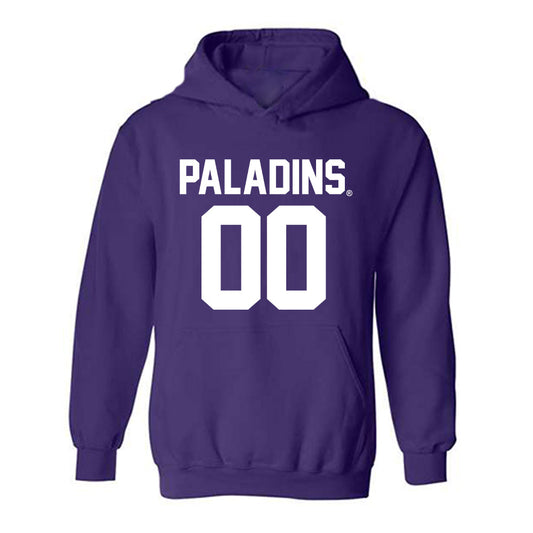 Furman - NCAA Football : Caleb Ellison - Replica Shersey Hooded Sweatshirt-0