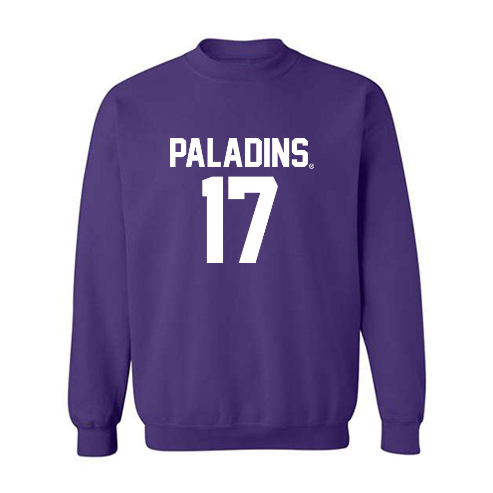 Furman - NCAA Football : Jackson Pryor - Replica Shersey Crewneck Sweatshirt-0