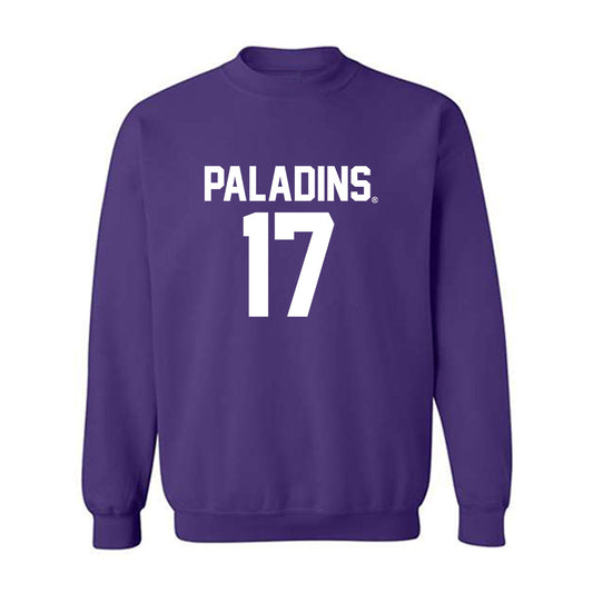 Furman - NCAA Football : Jackson Pryor - Replica Shersey Crewneck Sweatshirt-0