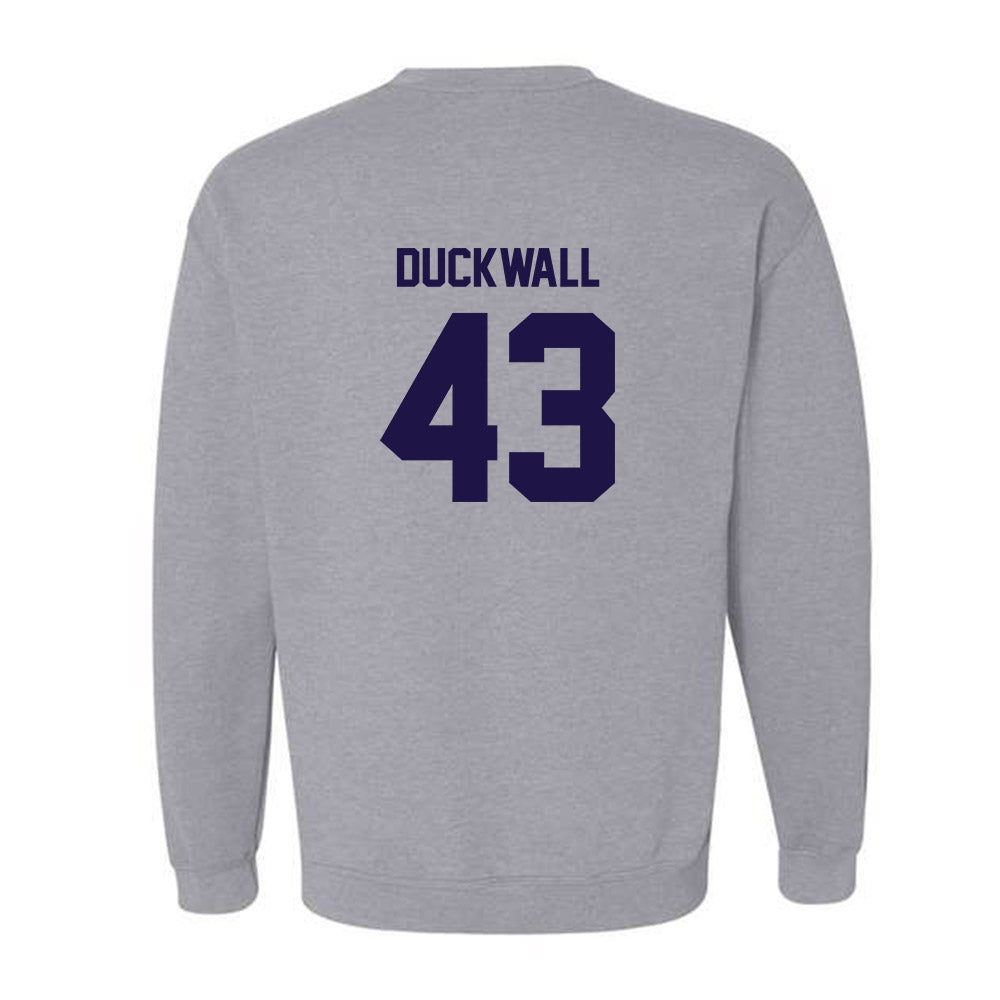 Furman - NCAA Football : Max Duckwall - Classic Shersey Crewneck Sweatshirt-1