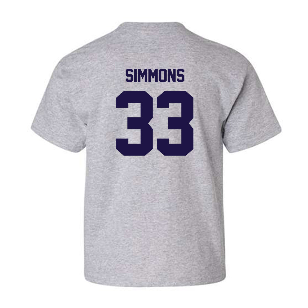 Furman - NCAA Football : Nick Simmons - Classic Shersey Youth T-Shirt-1