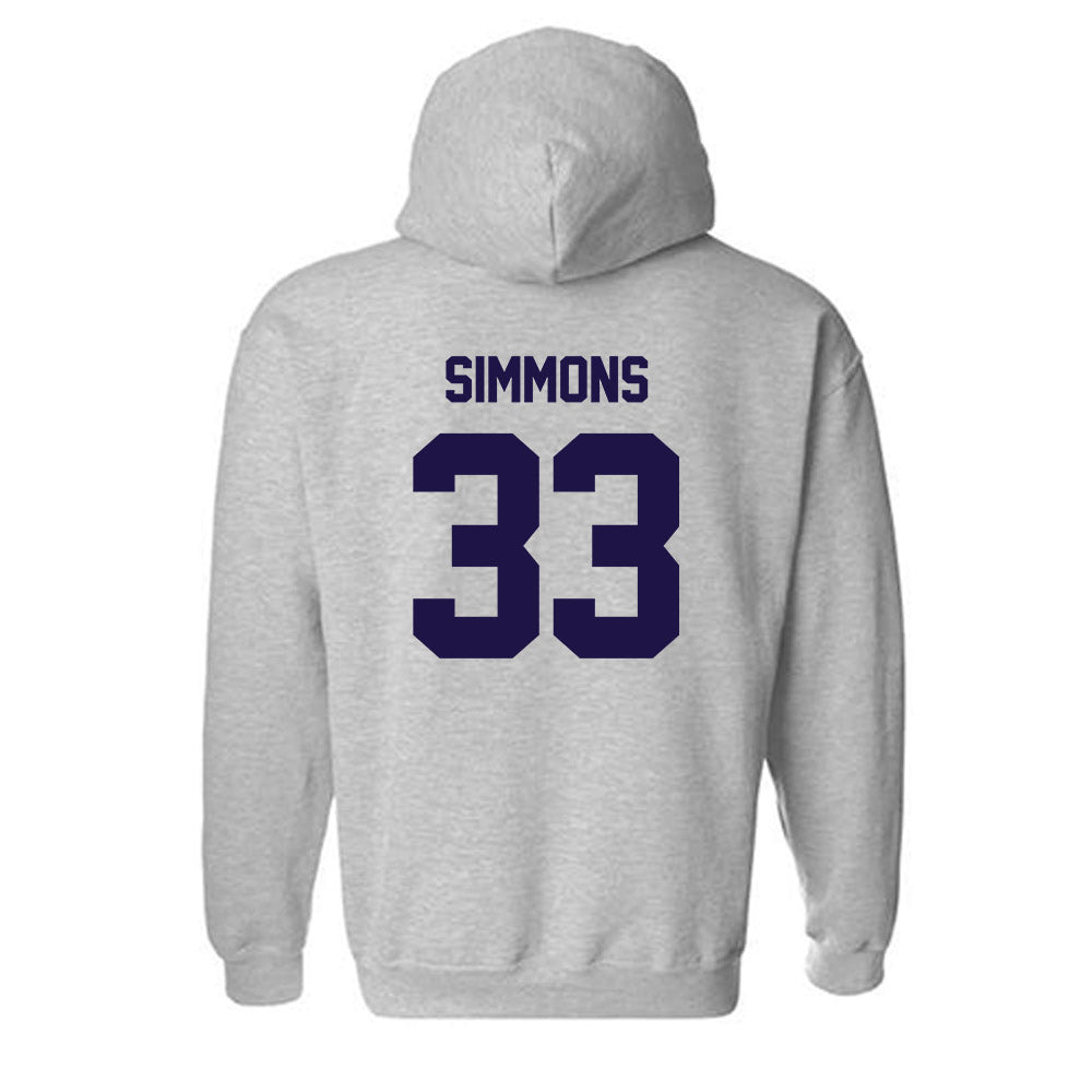 Furman - NCAA Football : Nick Simmons - Classic Shersey Hooded Sweatshirt-1