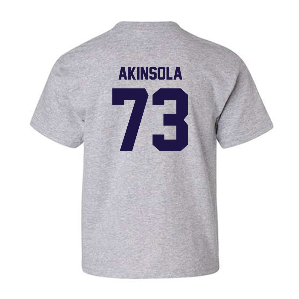 Furman - NCAA Football : Noah Akinsola - Classic Shersey Youth T-Shirt-1