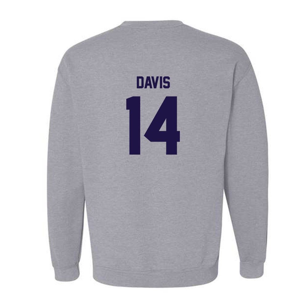 Furman - NCAA Football : Isaiah Davis - Classic Shersey Crewneck Sweatshirt-1