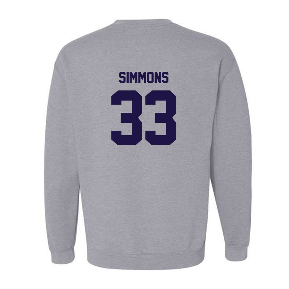 Furman - NCAA Football : Nick Simmons - Classic Shersey Crewneck Sweatshirt-1