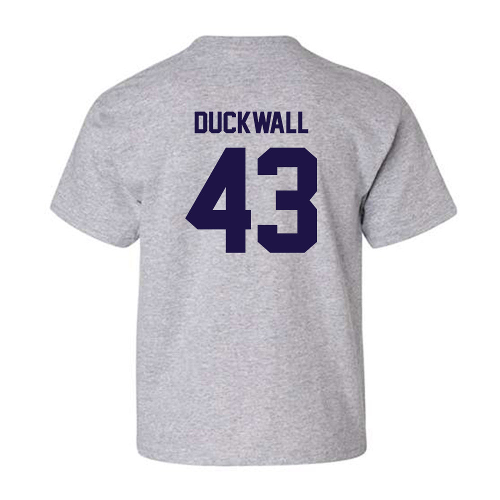 Furman - NCAA Football : Max Duckwall - Classic Shersey Youth T-Shirt-1