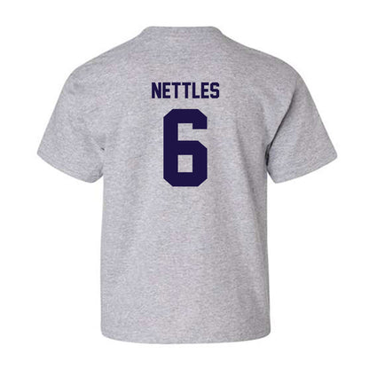 Furman - NCAA Football : CJ Nettles - Classic Shersey Youth T-Shirt-1