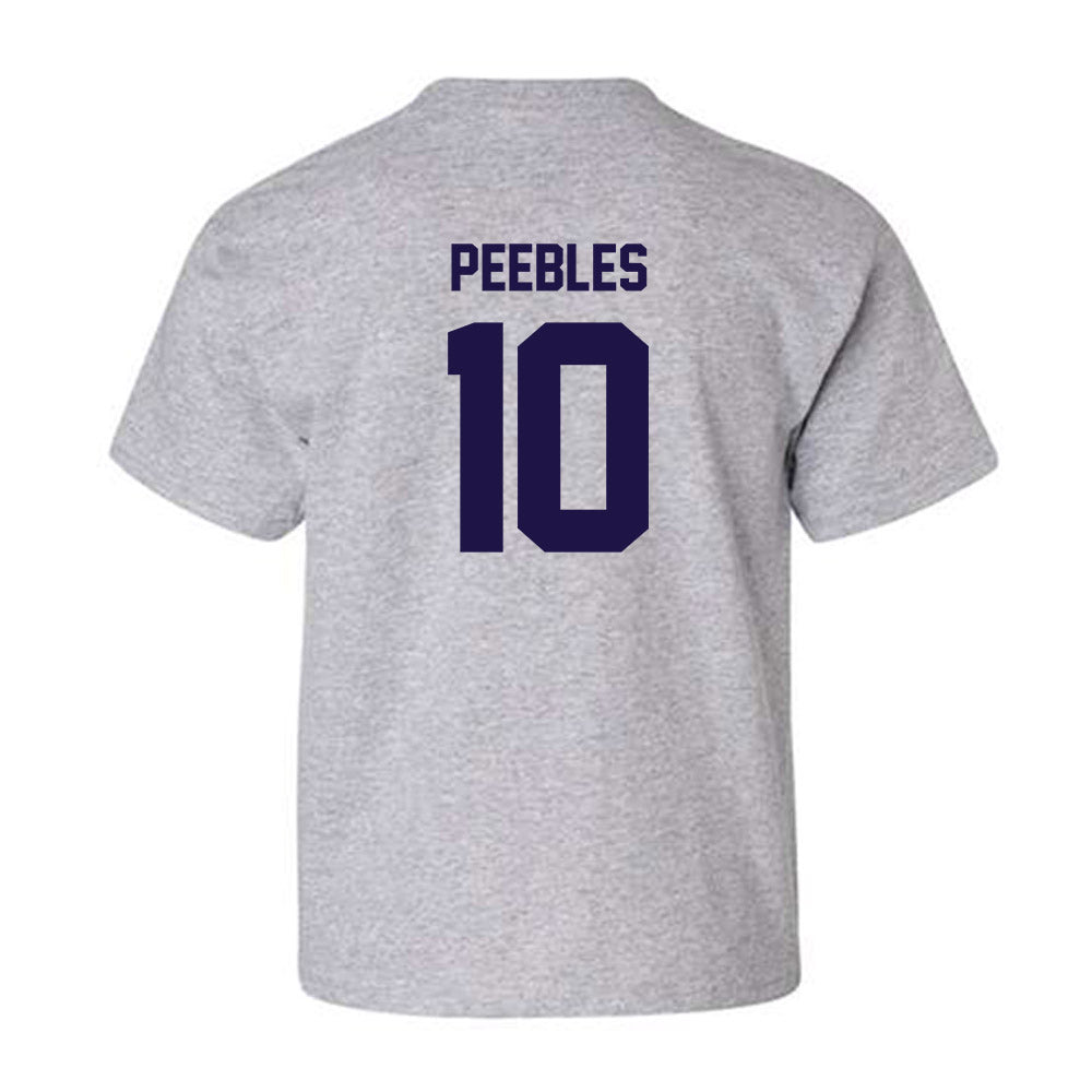 Furman - NCAA Football : Braylon Peebles - Classic Shersey Youth T-Shirt-1