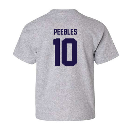 Furman - NCAA Football : Braylon Peebles - Classic Shersey Youth T-Shirt-1