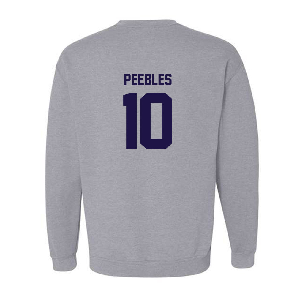 Furman - NCAA Football : Braylon Peebles - Classic Shersey Crewneck Sweatshirt-1