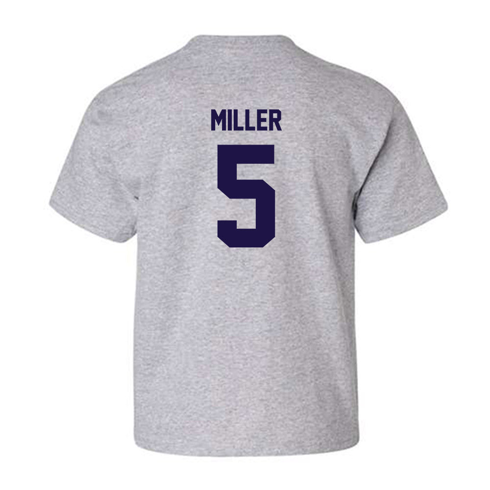 Furman - NCAA Football : Jordan Miller - Classic Shersey Youth T-Shirt-1