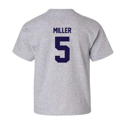 Furman - NCAA Football : Jordan Miller - Classic Shersey Youth T-Shirt-1