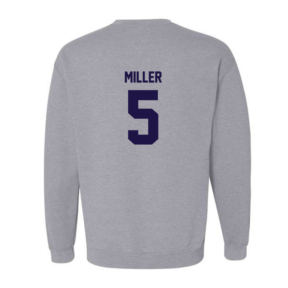 Furman - NCAA Football : Jordan Miller - Classic Shersey Crewneck Sweatshirt-1