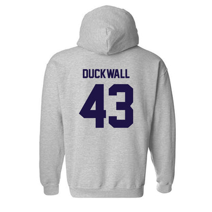 Furman - NCAA Football : Max Duckwall - Classic Shersey Hooded Sweatshirt-1