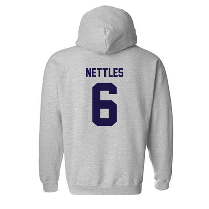 Furman - NCAA Football : CJ Nettles - Classic Shersey Hooded Sweatshirt-1