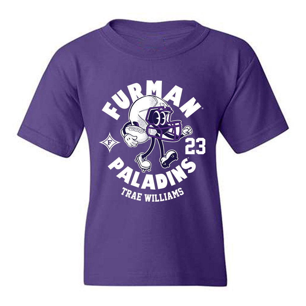 Furman - NCAA Football : Trae Williams - Fashion Shersey Youth T-Shirt-0