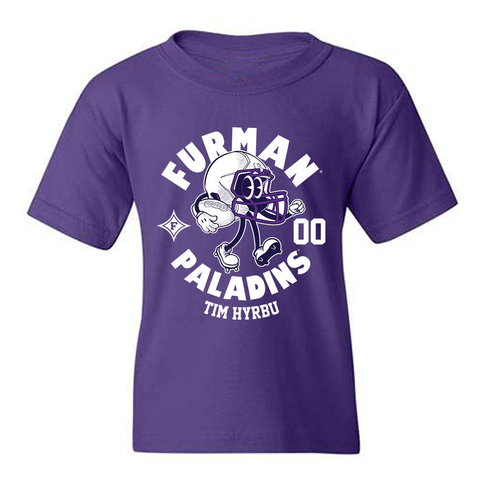Furman - NCAA Football : Tim Hyrbu - Fashion Shersey Youth T-Shirt-0