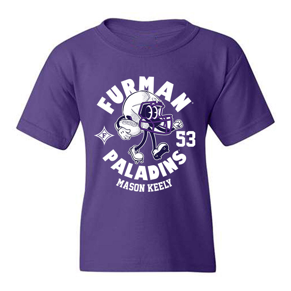 Furman - NCAA Football : Mason Keely - Fashion Shersey Youth T-Shirt-0