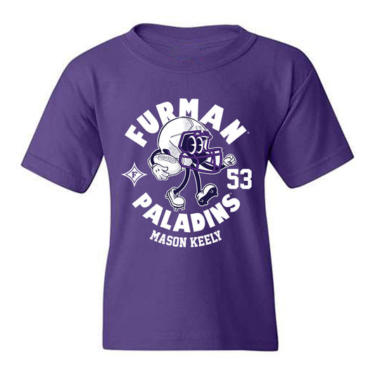 Furman - NCAA Football : Mason Keely - Fashion Shersey Youth T-Shirt-0