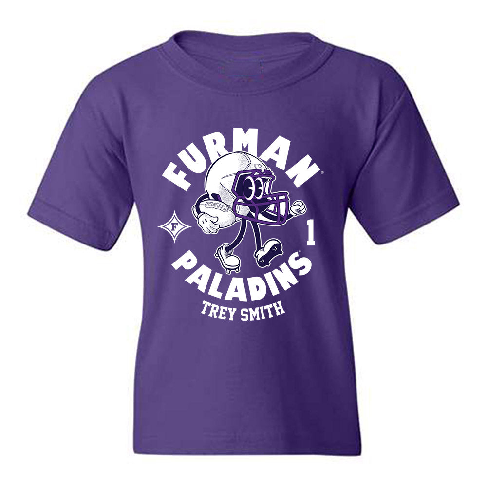 Furman - NCAA Football : Trey Smith - Fashion Shersey Youth T-Shirt-0