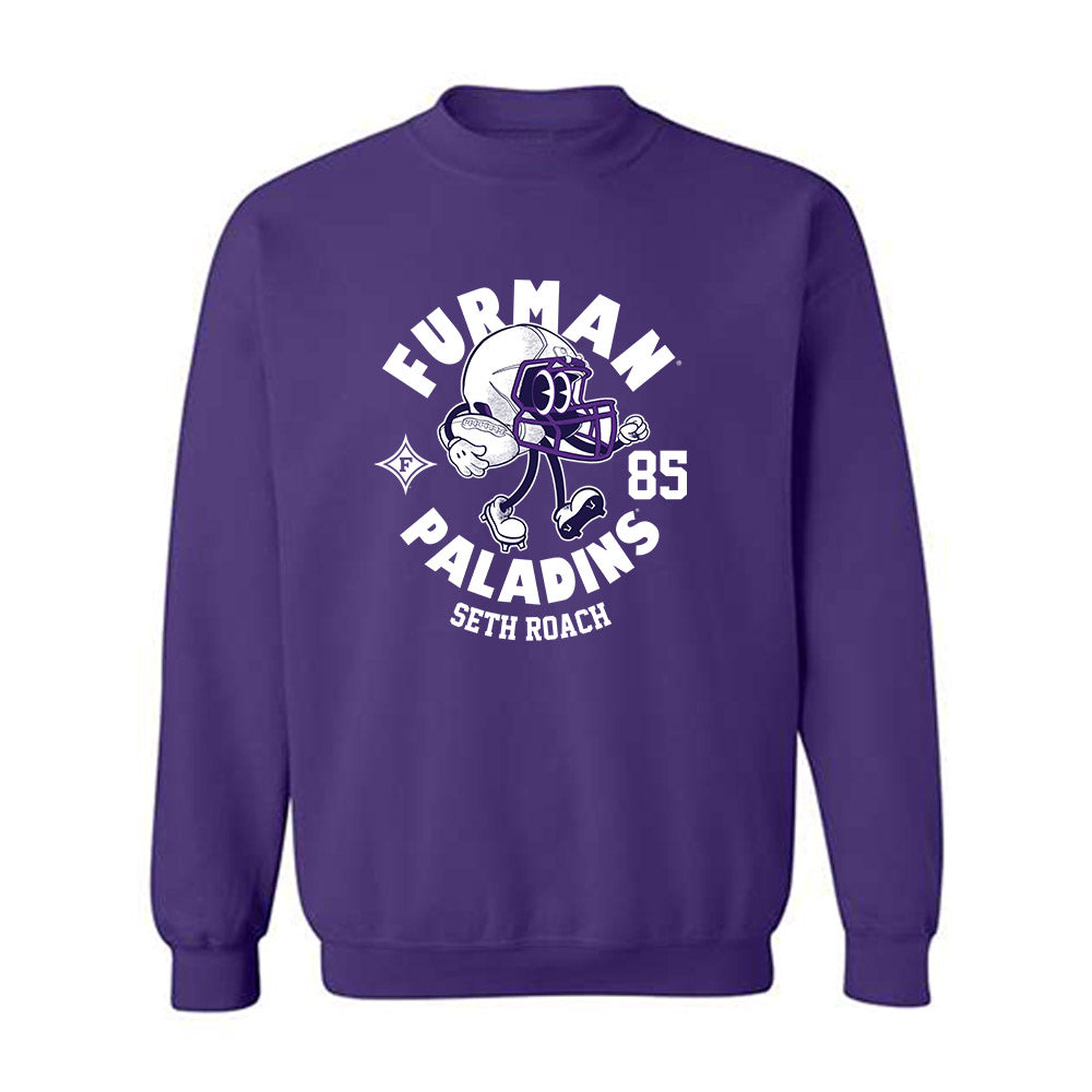 Furman - NCAA Football : Seth Roach - Fashion Shersey Crewneck Sweatshirt-0