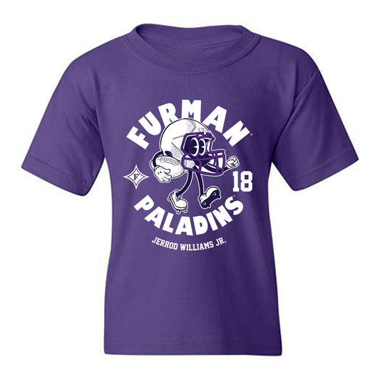 Furman - NCAA Football : Jerrod Williams Jr. - Fashion Shersey Youth T-Shirt-0