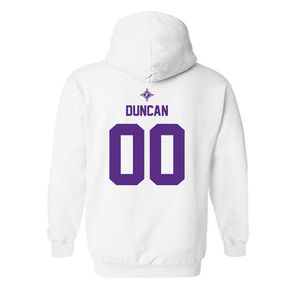 Furman - NCAA Football : Jay Duncan - Sports Shersey Hooded Sweatshirt-1