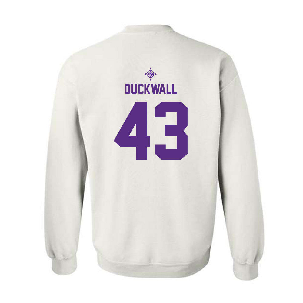 Furman - NCAA Football : Max Duckwall - Sports Shersey Crewneck Sweatshirt-1