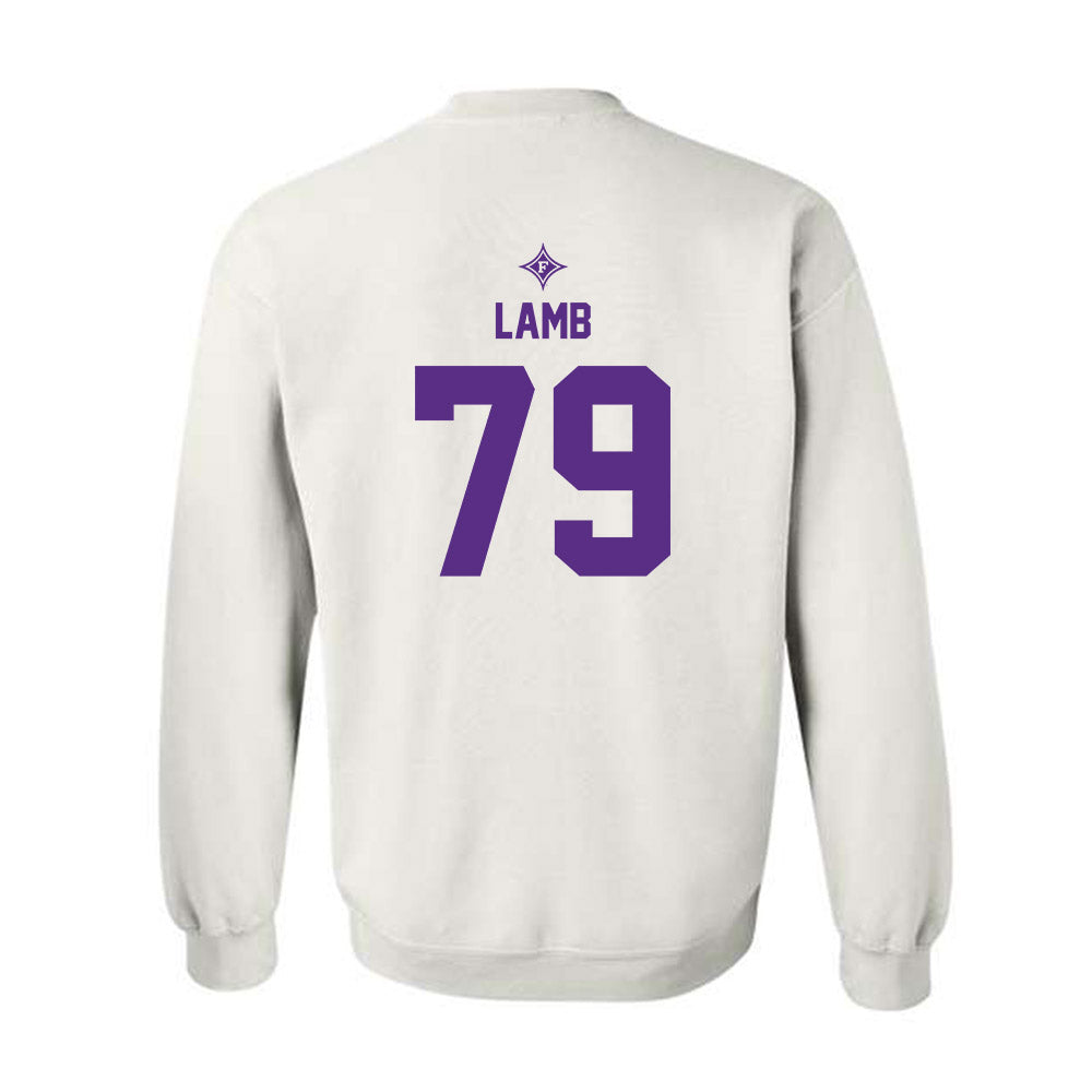 Furman - NCAA Football : Ryan Lamb - Sports Shersey Crewneck Sweatshirt-1